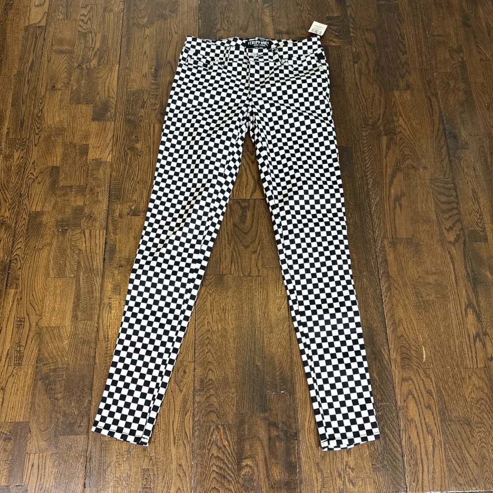 NWT TRIPP NYC Daang Goodman Checkered Pants Punk Goth Emo Ska Alt Grunge Edgy 25